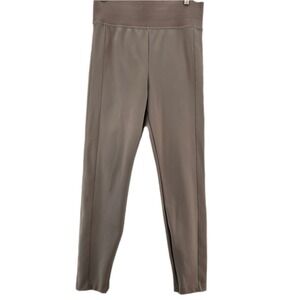 Zara Leggings Womens XXL High Waist Pull On Athleisure Pants Taupe Elastic Waist